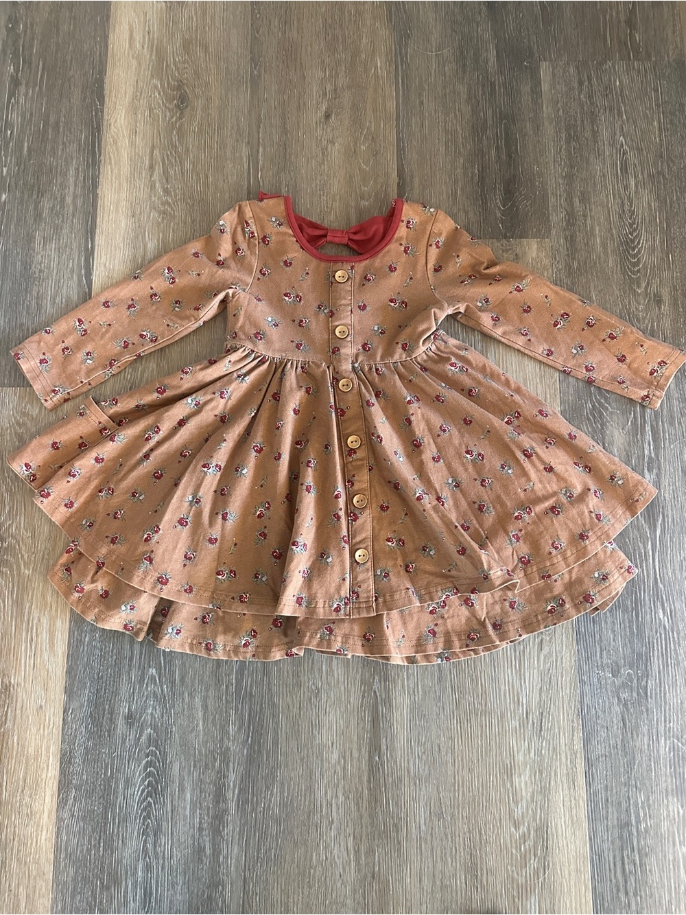SweetHoney Girls' Gingerbread Knit Dress
